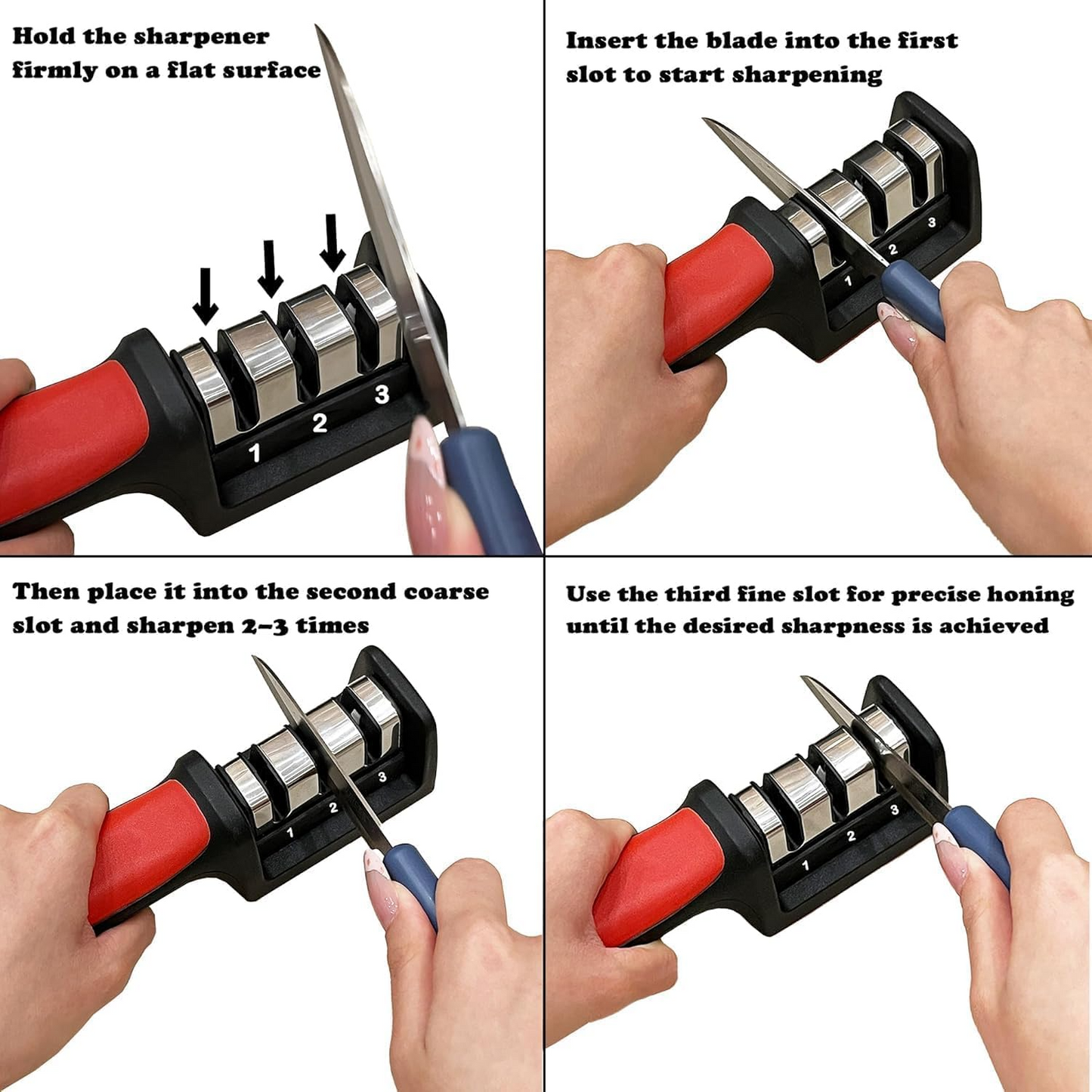 SharpEdge™ 3-Stage Knife Sharpener