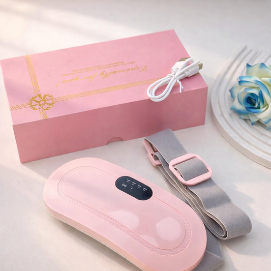 CrampEase™ Cordless Heating Pad Belt for Period Pain Relief | Rechargeable Wireless Heat & Massage