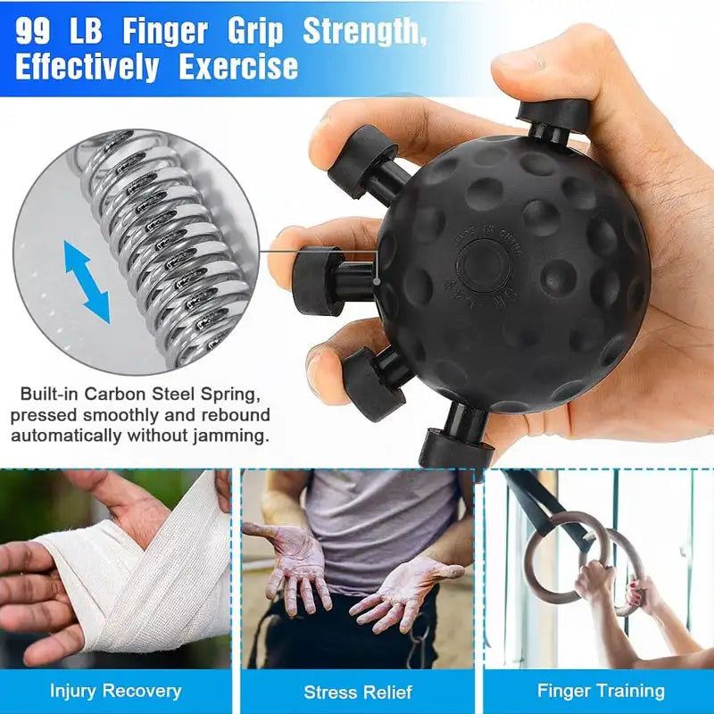 GripNova™ 360° Power Ball Trainer